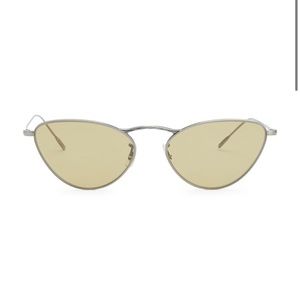 Oliver Peoples Lelaina Cat Eye Sunglasses vintage - silver frames